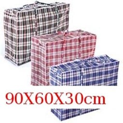 Waszak JUMBO 90X60X30 met rits set van 2 - boodschappentas - reistas - BIG shopper -Waszak