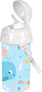 Water bottle Safta Ballenita White Light Blue PVC (500 ml)