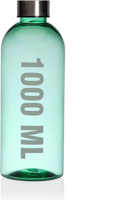Water bottle Versa Green 1 L Steel polystyrene