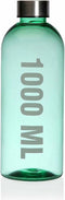 Water bottle Versa Green 1 L Steel polystyrene