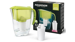 Water filter jug Aquaphor Smile lime green + cartridge A5 MG