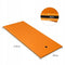 Water Hangmat Drijvende Mat Drijvende Vlot Waterbed 220 x 90 x 4 cm Oranje + Zwart