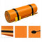 Water Hangmat Drijvende Mat Drijvende Vlot Waterbed 220 x 90 x 4 cm Oranje + Zwart