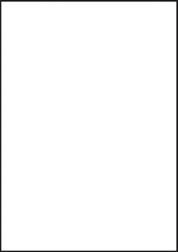 Waterbestendige A4 etiketten 210 x 297 mm (25 vel)