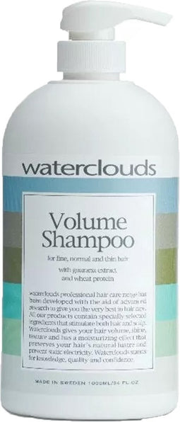 Waterclouds Volume Shampoo - 1000 ml met pomp- Volume shampoo - Voor Alle haartypes -