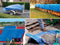 Waterdicht afdekzeil voor universeel gebruik - Lichtblauw - Polyester - 2 x 3 m - 55g/m³