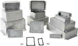 WATERDICHTE GEGOTEN ALUMINIUM BEHUIZING MET FLENS