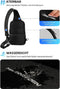Waterdichte Schoudertas met USB & Hoofdtelefoon Poort - 30x19x10 cm - Ideaal voor Tablet, Reizen & Dagelijks Gebruik