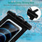 Waterdichte telefoonhoes - 2 stuks - voor smartphones tot 7 inch