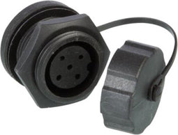 WATERDICHTE VROUWELIJKE MULTIPIN CONNECTOR - 5 PENNEN (CUP5W)