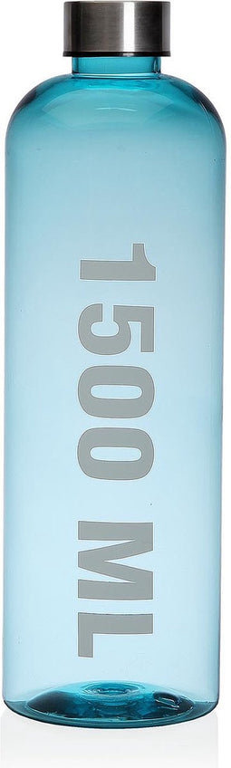 Waterfles Blauw 1,5 L Staal polyestyreen