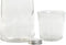 Waterfles Home ESPRIT Transparant Kristal 240 ml 1 L