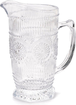 Waterkan - glas - 21 cm hoog
