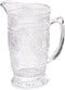 Waterkan - glas - 21 cm hoog