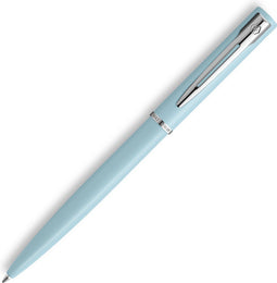 Waterman Allure balpen | babyblauwe pastelkleurige lak | medium punt | blauwe inkt | geschenkverpakking
