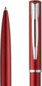 Waterman Allure balpen | rode lak | medium punt | blauwe inkt | geschenkverpakking