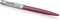 Waterman Allure deluxe balpen | metaal-roze lak met geëtste dop | medium punt | blauwe inkt | met geschenkdoos