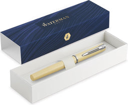 Waterman Allure vulpen | citroengele pastelkleurige lak | fijne punt | geschenkverpakking