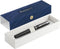 Waterman Allure-vulpen | Zwarte lak | Fijne punt | Blauwe inkt | Met geschenkdoos