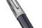 Waterman Carène balpen | Metaal-blauwe lak met palladium detail | Gebeitelde dop | mediumpunt met blauwe inktpatroon | met Geschenkdoos