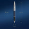 Waterman Carène vulpen | Metaal-blauwe lak met palladium detail | Gebeitelde dop | 18k gouden medium penpunt