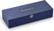 Waterman Carène Zwarte zee balpen | hoogglans zwart met palladium beklede afwerking | mediumpunt met blauw inktpatroon | geschenkverpakking