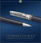 Waterman Expert balpen | Metaal-blauwe lak met palladium detail | Gebeitelde dop | met geschenkdoos