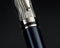 Waterman Expert balpen | Metaal-blauwe lak met palladium detail | Gebeitelde dop | met geschenkdoos