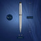 Waterman Expert-balpen | Roestvrij staal met chromen rand | medium punt met blauwe-inktnavulling | met geschenkdoos