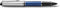 Waterman Expert Deluxe rollerballpen | metaal-blauwe lak met palladium-gecoat detail | fijne punt met zwarte inkt | Geschenkverpakking