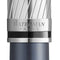 Waterman Expert Deluxe vulpen | metaal-steengrijze lak met palladium-gecoat detail | fijne palladium penpunt met blauwe inkt | geschenkverpakking