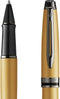 Waterman Expert Rollerballpen | Metallic gouden lak met rutheniumdetails | Fijne punt | Zwarte inkt | Met geschenkverpakking
