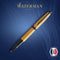 Waterman Expert Rollerballpen | Metallic gouden lak met rutheniumdetails | Fijne punt | Zwarte inkt | Met geschenkverpakking