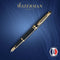 Waterman Expert-vulpen | Glanzend zwart met 23k gouden afwerking | Fijne penpunt | Geschenkverpakking