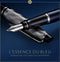 Waterman Expert vulpen | Metaal-blauwe lak met palladium detail | Gebeitelde dop | Roestvrij staal fijne penpunt