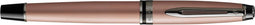 Waterman Expert vulpen | Metallic roségouden lak met rutheniumdetails | Medium PVD-gecoate roestvrijstalen penpunt | Blauwe inkt | Met geschenkverpakking