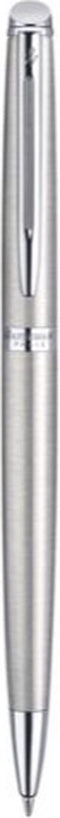 Waterman H misph re balpen - Roestvrij staal chromen afwerking - Medium penpunt - Blauwe inkt - Geschenkdoos
