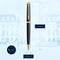 Waterman Hémisphère balpen | glanzend zwart met 23-karaats gouden trim | medium punt | blauwe inkt | met Geschenkdoos