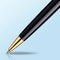 Waterman Hémisphère balpen | glanzend zwart met 23-karaats gouden trim | medium punt | blauwe inkt | met Geschenkdoos