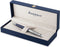 Waterman Hémisphère balpen | Metaal-blauwe lak met palladium detail | Gebeitelde dop | met geschenkdoos