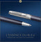Waterman Hémisphère balpen | Metaal-blauwe lak met palladium detail | Gebeitelde dop | met geschenkdoos