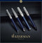 Waterman Hémisphère balpen | Metaal-blauwe lak met palladium detail | Gebeitelde dop | met geschenkdoos