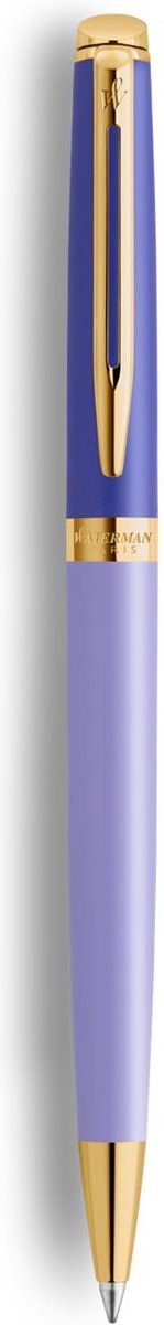 Waterman Hémisphère Balpen | metaal-paarse lak met verguld detail | medium punt | geschenkverpakking