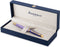 Waterman Hémisphère Balpen | metaal-paarse lak met verguld detail | medium punt | geschenkverpakking