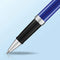 Waterman Hémisphère rollerballpen | helderblauwe lak | fijne punt | zwarte inkt | geschenkverpakking