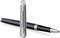 Waterman Hémisphère rollerbalpen | Metaal-blauwe lak met palladium detail | Gebeitelde dop | met geschenkdoos