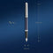 Waterman Hémisphère vulpen | Metaal-blauwe lak met palladium detail | Gebeitelde dop | Roestvrij staal fijne penpunt