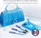 Waterman Hémisphère vulpen | metaal-blauwe lak met palladium-gecoat detail | roestvrijstalen medium penpunt | met Geschenkdoos