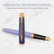 Waterman Hémisphère vulpen | metaal-paarse lak met verguld detail | vergulde medium penpunt | met Geschenkdoos