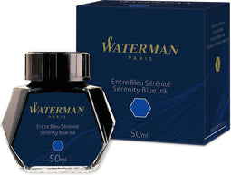 Waterman-vulpeninkt | Serenity Blue | inktpot van 50 ml